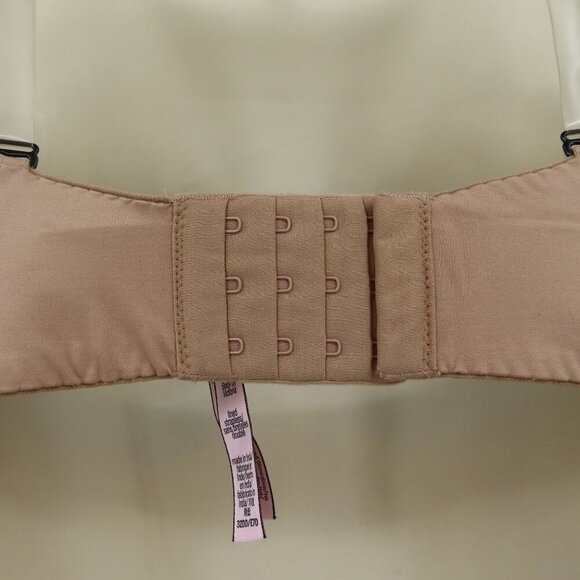 Victorias Secret 32DD Body Victoria Lined Strapless Beige Underwire Bra Women - Picture 6 of 15